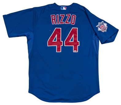 2013 Anthony Rizzo Game Used Chicago Cubs Blue Alternate Jersey Used on 6/19/2013 (MLB Authenticated)